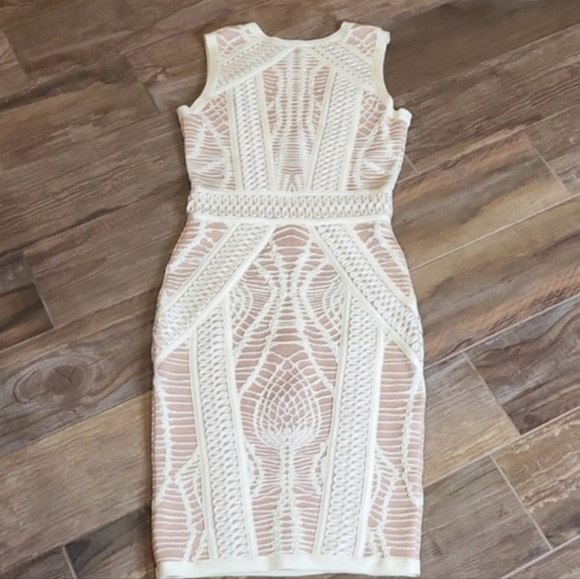 UK Forever Unique Sleeveless Embroidered Bodycon Bandage Dress, Size 0 - Picture 11 of 16